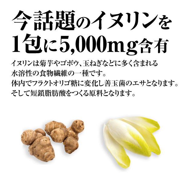 イヌリン1包に5000mg含有